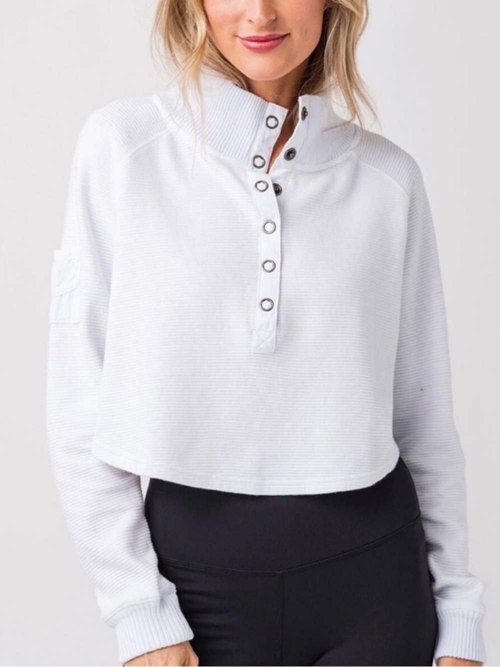 FREE PEOPLE | ✨NWOT✨ So Fly Henley in White
